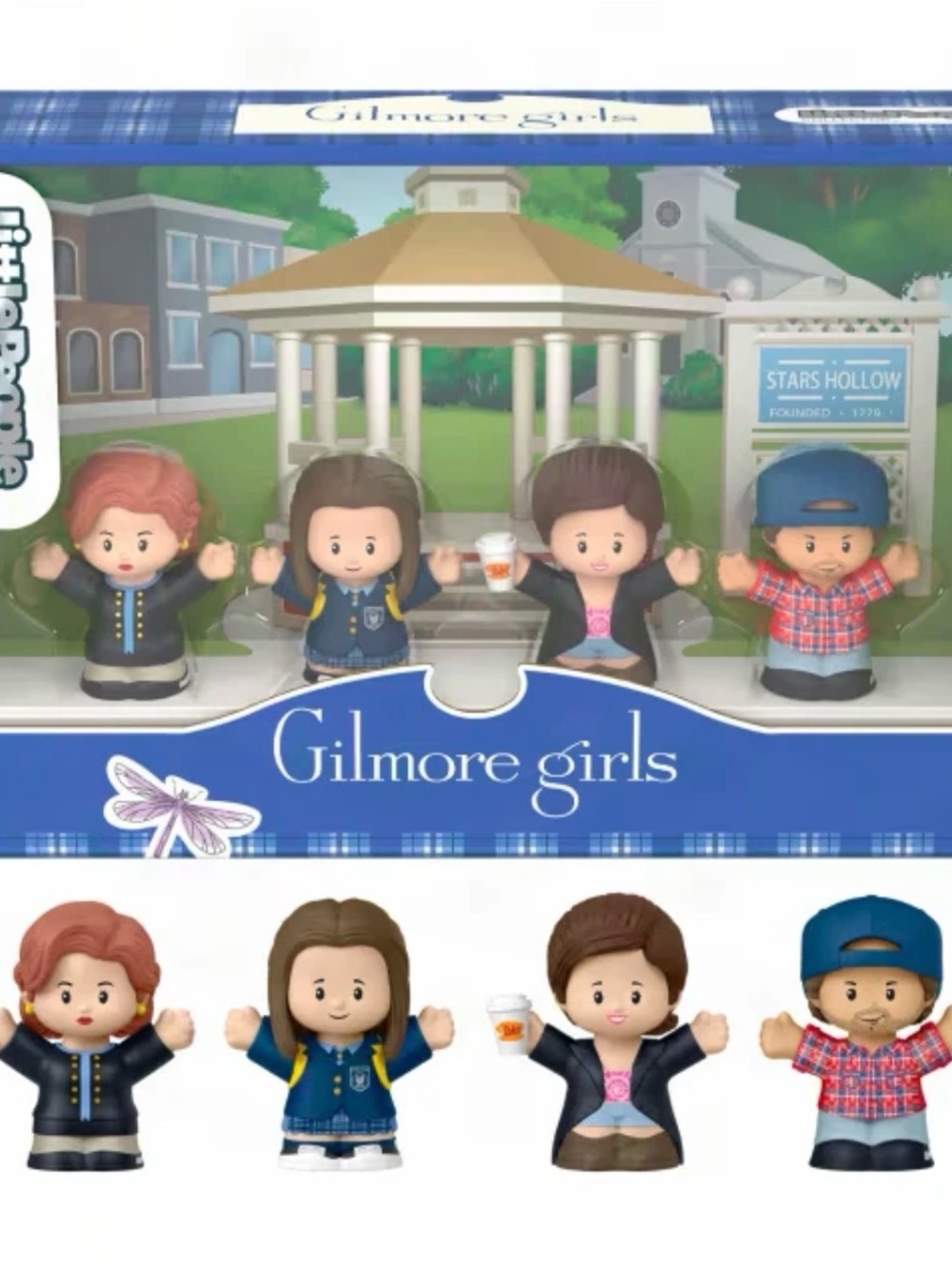 Gilmore Girls Little People 4-Figure Set - Multicolor